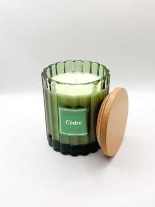 Bougie végétale parfumée - Cèdre - Fee maison