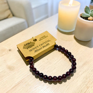 Bracelet d'Énergie Grenat Sanguine - Fee maison