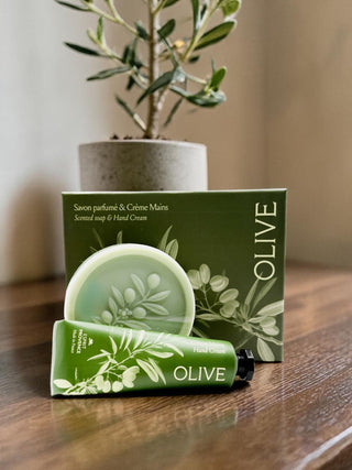 Coffret Fleurs d'Olivier - Savon & Crème mains à l’huile d’Olive AOP - Fee maison
