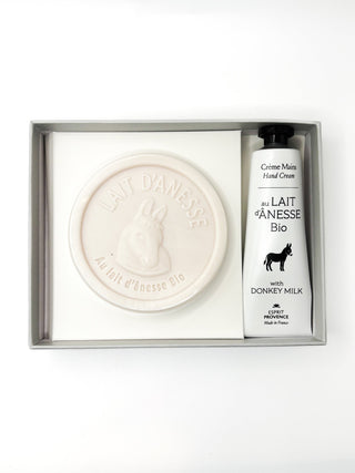 Coffret - Savon & Crème mains au lait d’ânesse Bio - Fee maison
