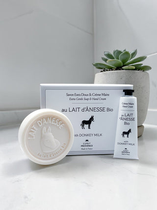 Coffret - Savon & Crème mains au lait d’ânesse Bio - Fee maison
