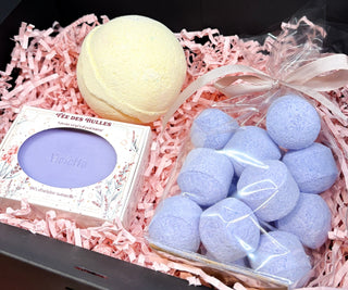Pack cadeau - Un savon, 15 mini - bombes de bain et 1 bombe de bain jumbo - Fee maison