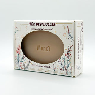 Savon végétal parfumé au monoï - Fée des Bulles - Fee maison