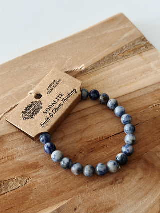 Bracelet d'Énergie Sodalite - Fee maison